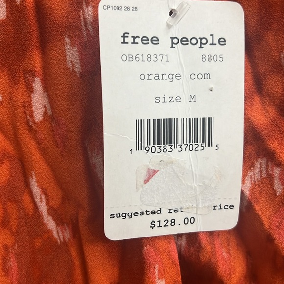 Free People Womens Fake Love Printed Mini Dress, Open back - Picture 3 of 3